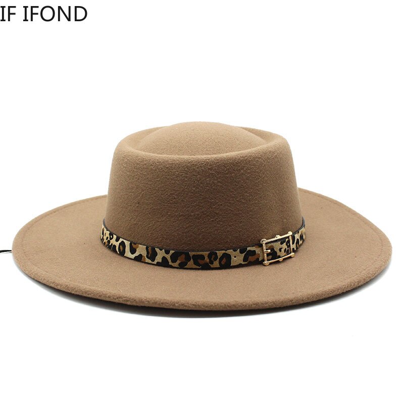 Fedora Hoed Voor Mannen Vrouwen Casual Brede Rand Jazz Hoed Herfst Winter Panama Vilten Hoed Ronde Top Party Formele Hoed