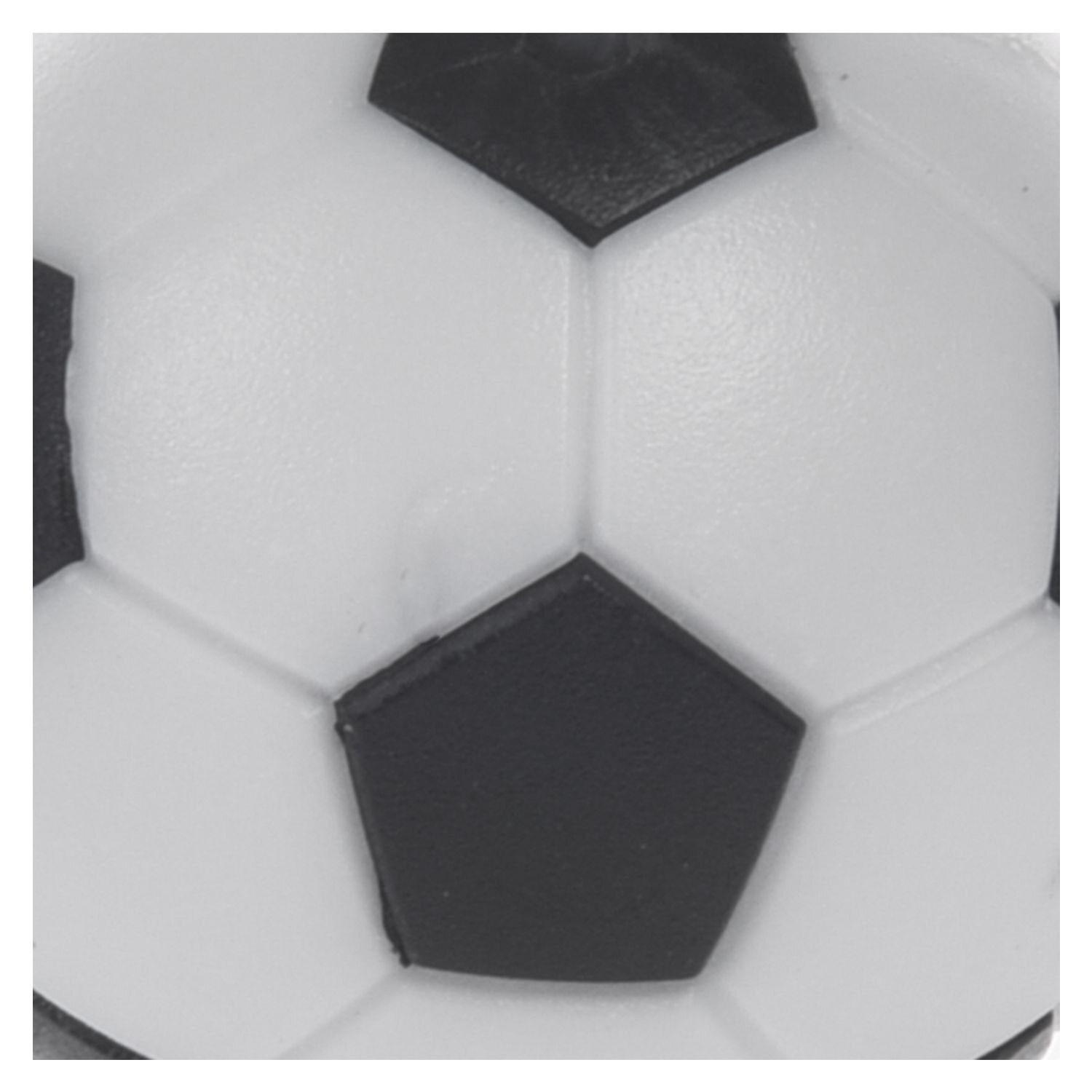 5x Kunststoff 32mm FußBall drinnen Tisch FußBall Ball Ersetzen Schwarz + weiß