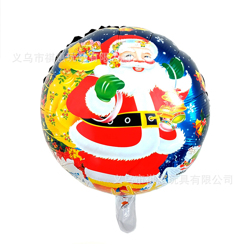 Stijl Kerst Enkel Product Kerstman Aluminium Film Ballon Party Scene Decoratieve Sfeer Decoratieve Balloo