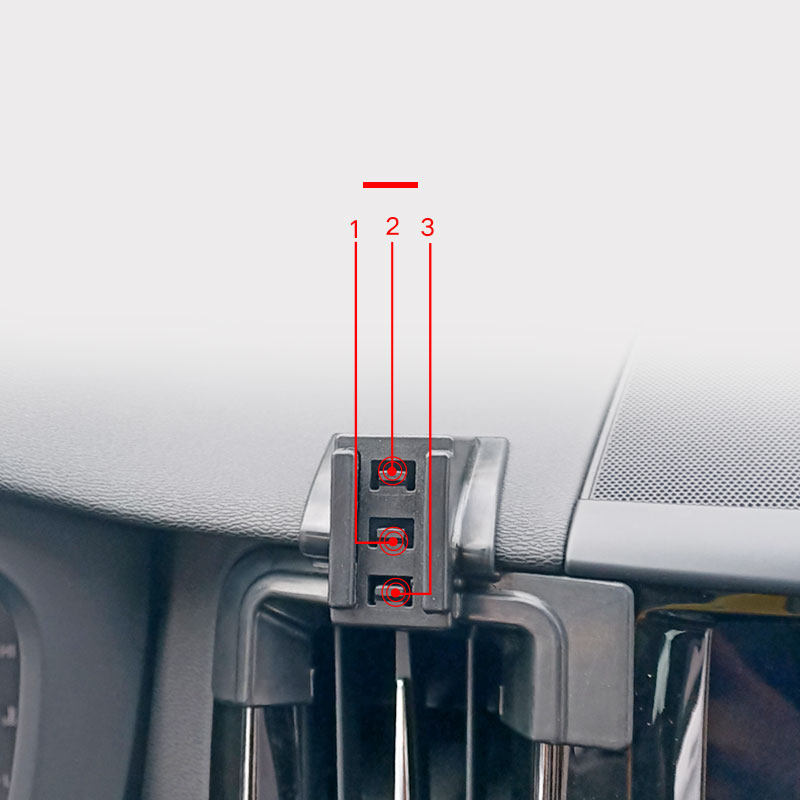 Soporte de teléfono de coche para Volvo XC60 , soporte de navegación GPS, soporte de teléfono móvil, accesorios para salida de aire de modificación interior