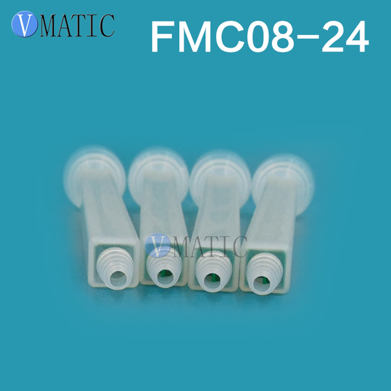5 stk harpiks statisk mixer fmc 08-24 blandedyser skrue mund silikone mikserør dyse