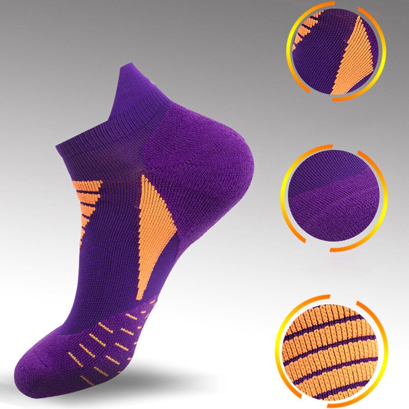 Calcetines atléticos de nailon para hombre, medias deportivas de secado rápido, transpirables, para exteriores, baloncesto, bicicleta, correr, Verano