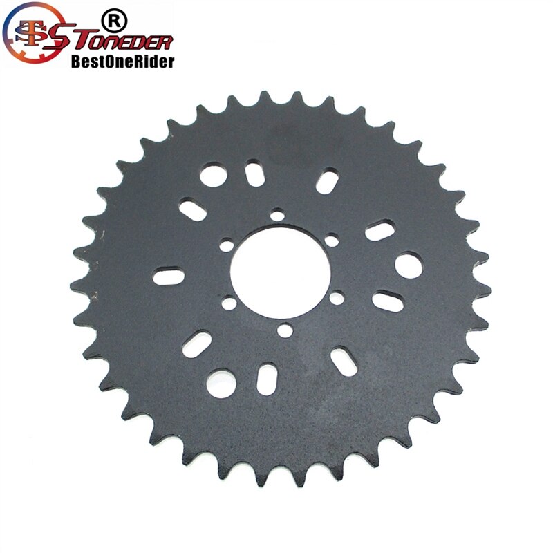 STONEDER 415 Type 6 Hole 36T Rear Chain Sprocket For 49 50 60 80cc Motorized Bicycle Push Bike