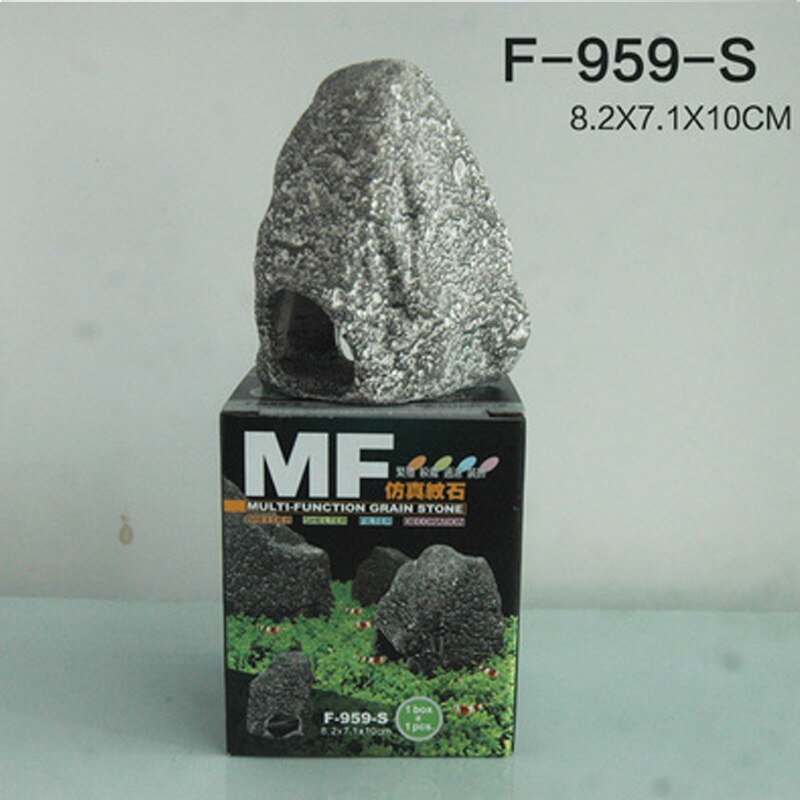 Aquarium Fish Tank Decoration Cichlid Stone Ornament Landscaping: S