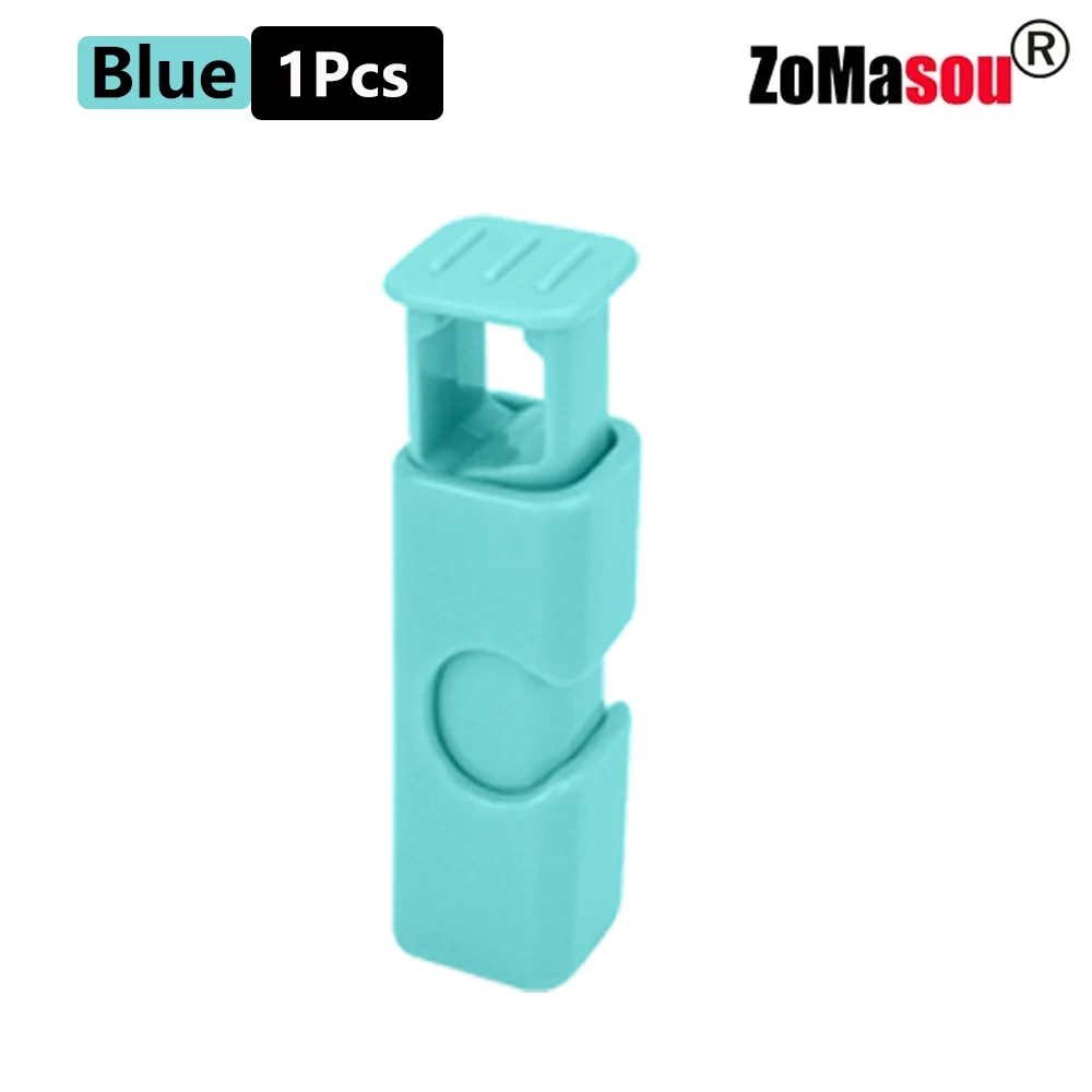 50/1Pcs Reusable Food Sealing Clips Bread Storage Bag Clips For Snack Wrap Bags Spring Clamp Kitchen Organization Sealing Clamp: light green