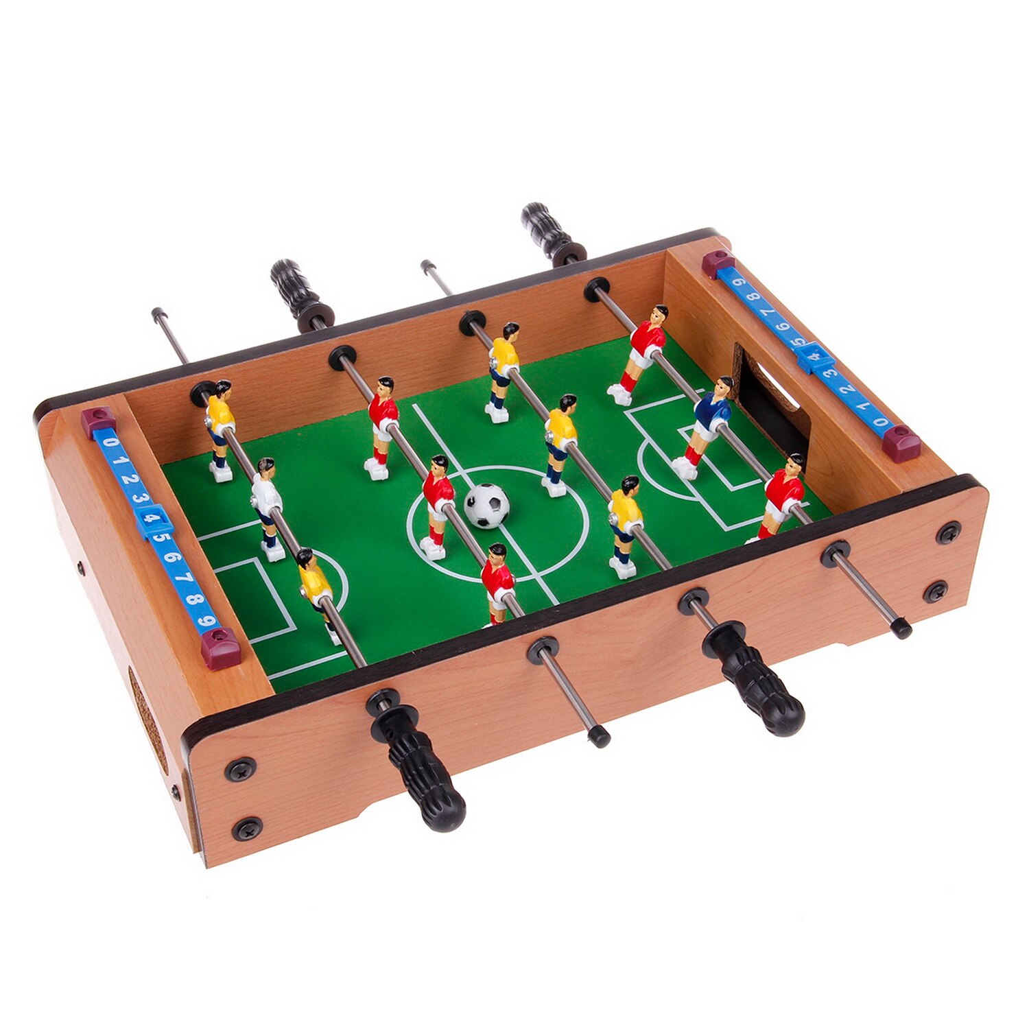 Mini mdf fodbold bord, udendørs bordfodbold fodbold bord