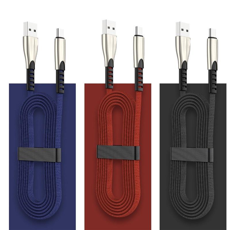 5A USB Tipo-C Veloce di Ricarica di Sincronizzazione di Dati del Cavo Micro USB Per Samsung S10 S9 S8 + S7 S6 bordo Nota 4 5 8 9 10 Pro In Lega di Zinco Cavo