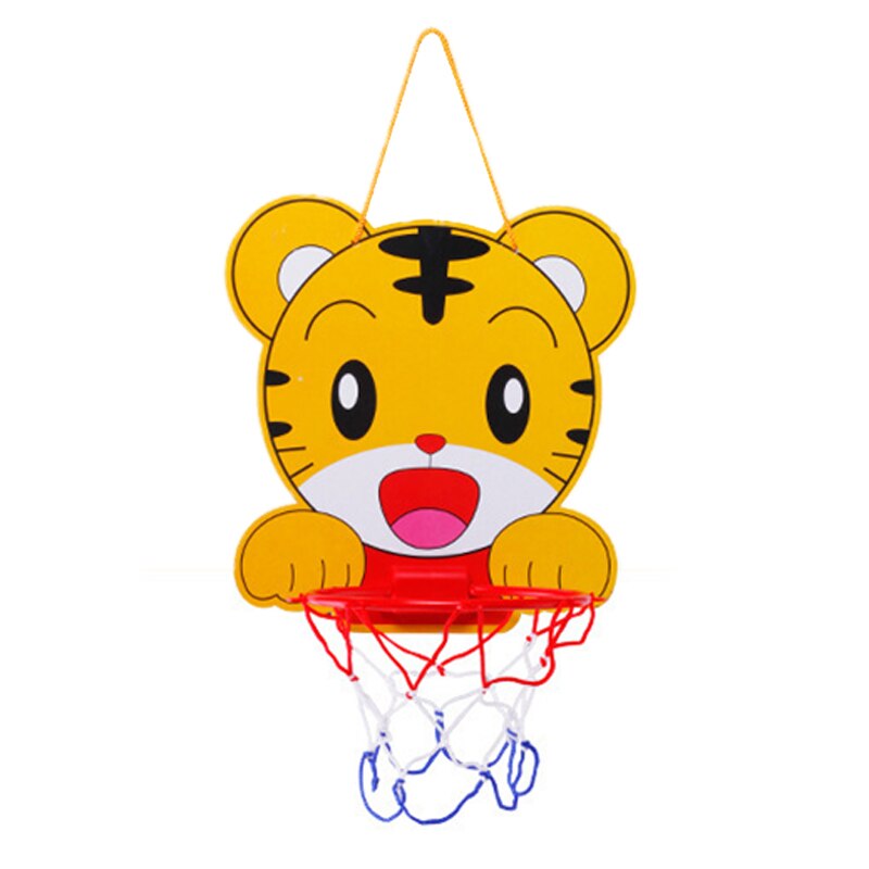 Canasta de baloncesto para niños, canasta de baloncesto de animales de dibujos animados, aro de baloncesto deportivo educativo para interiores y exteriores