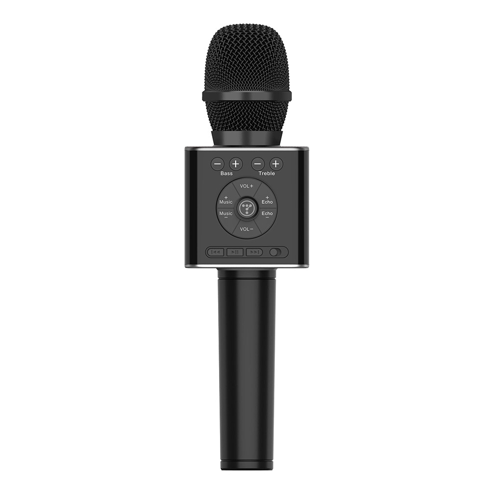TOSING 04 Wireless Karaoke Microphone BT4.2 Speaker 2-in-1 Handheld Sing Recording Portable KTV Player for iOS/Android: Black