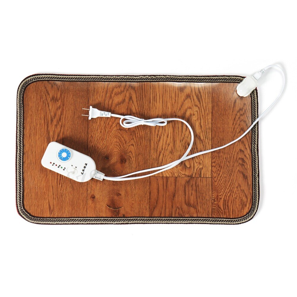 50*30cm calentadores de pies eléctricos, alfombra calefactora para suelo, almohadilla calefactora para oficina y hogar, manta eléctrica para mantener los pies calientes.