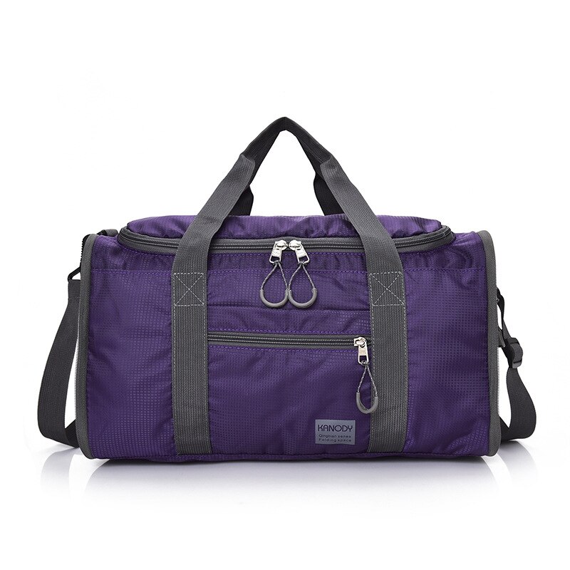 Sporttas heren dames fitness sporttas training zwemtassen reisbagage tassen voor heren dames sporttas outdoor sporttas: Paars