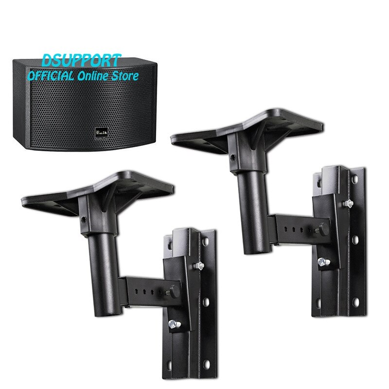 (1 Piece) Heavy Duty Speaker Bracket Mount Surround Holder Loading 30kgs 66lbs