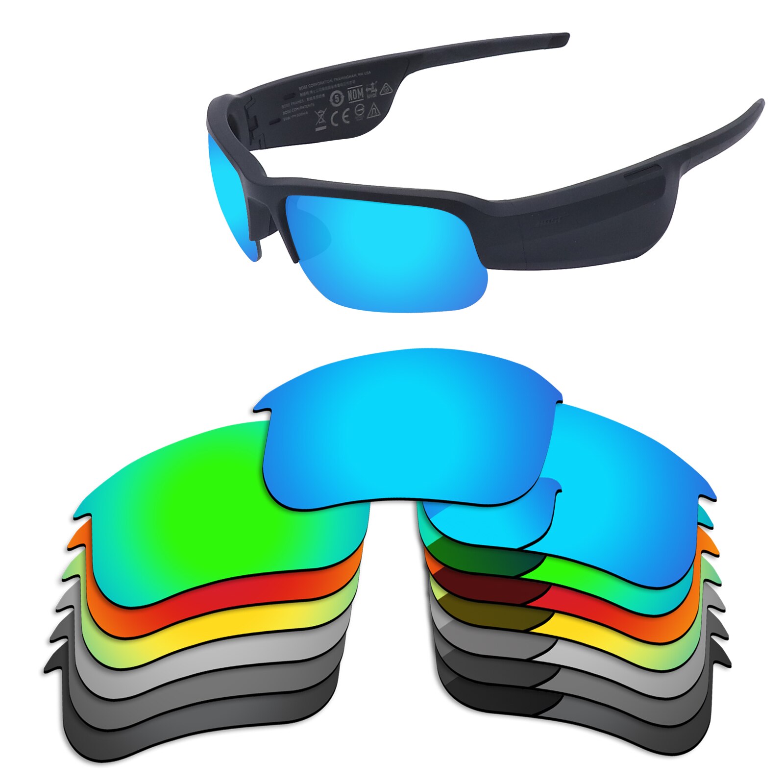 Alphax Replacement Lenses for Bose Tempo Sunglasses Polarized - Multiple Options
