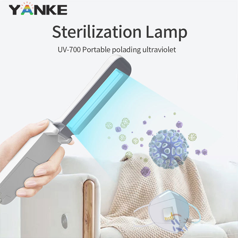 UVC Lamp Sterilizer 3W Portable UV Light Sterilization Lamp 253 nm 5V UVC Disinfection Light For Home Kitchen Bedroom Germicidal
