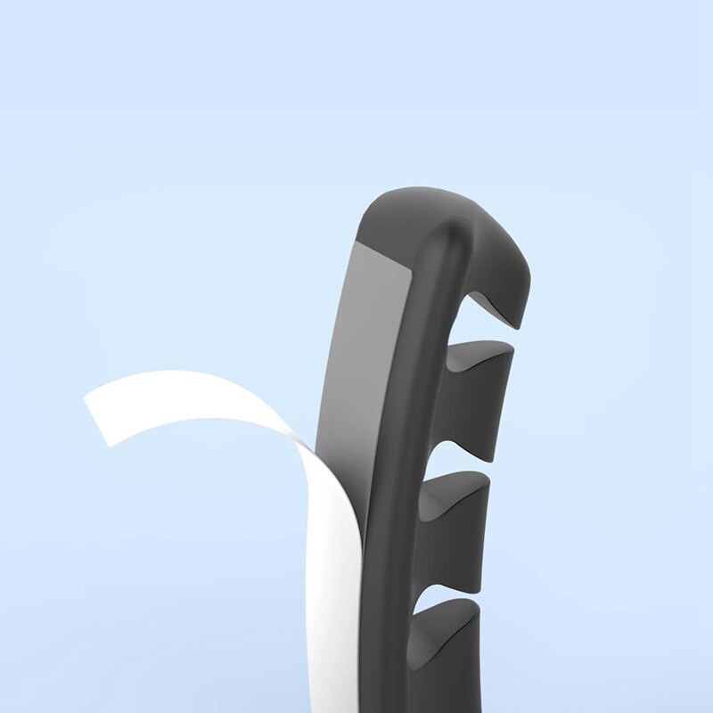 Bcase-organizador de cables de escritorio, clasificación y fijación de cables de datos, soporte de Cable de carga de silicona, concentrador de cables de auriculares