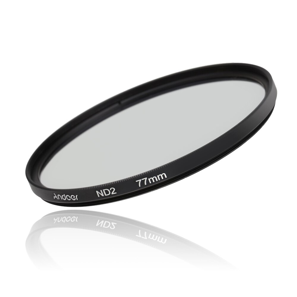 Andoer 77Mm Fader Nd Filter Kit Neutrale Dichtheid Fotografie Filter Set (ND2 ND4 ND8) voor Nikon Canon Sony Pentax Dslr &#39;S