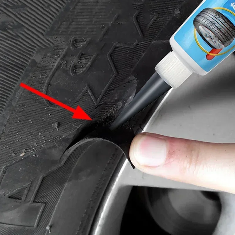 Reifenreparatur, schwarzer Kleber, starker Gummi, verschleißfest, nicht korrosiv, für Autos, sofortige starke Werkzeuge, selbstklebende sofortige Bindungsreparatur