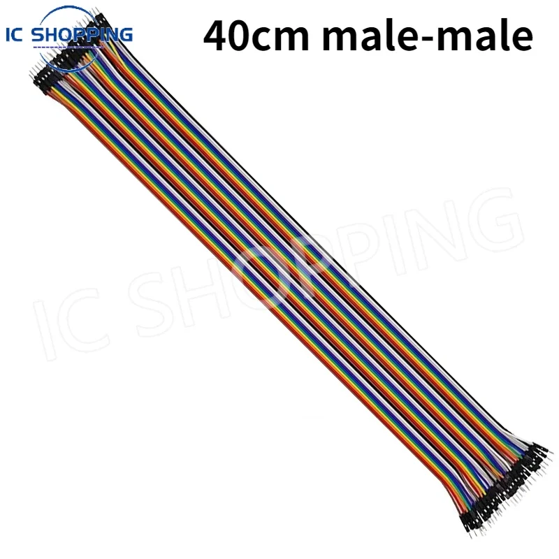Jumper Wire 40PCS DuPont Line DuPont-kabelverbinding man op man + vrouw naar vrouw en man-vrouw voor Arduino DIY KIT