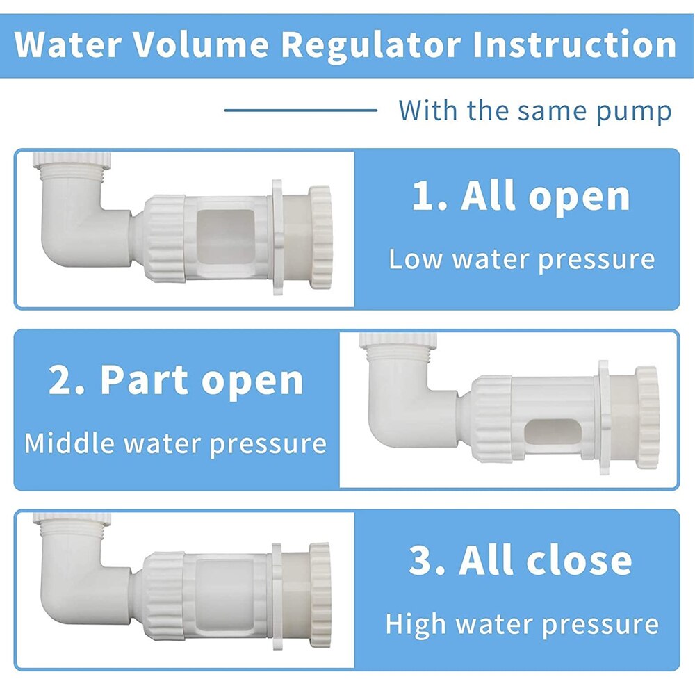 Pool Fountain Fun Water Sprinkler Above In-ground Swimming Pool Waterfalls Spray Pond Swimming Pool Accessories Decor