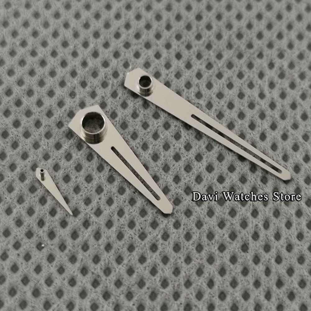 Hoge Zilver/Oranje Horloge Handen Fit Voor Eta 6497 6498 Meeuw ST3600 ST3620 Serie Beweging