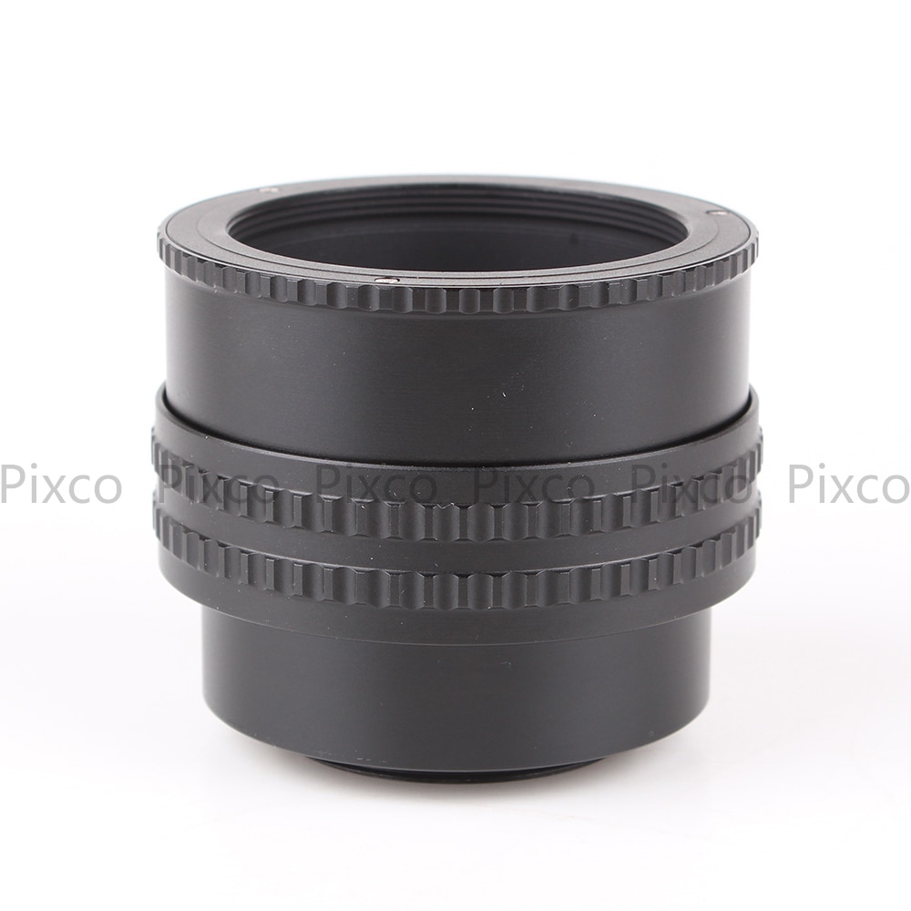 ADPLO 25-55mm Macro Extension Tube M52-M42 /M52 Lens to M42 Camera Adjustable Focusing Helicoid Ring Adapter