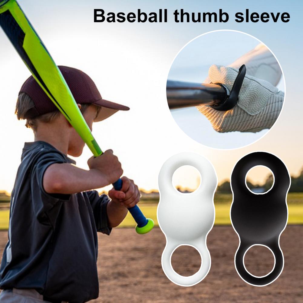Protège-pouce de Baseball en Silicone, accessoire de poignée de frappe de Baseball, aide à l'entraînement au Swing de Softball pour réduire les piqûres de chauve-souris