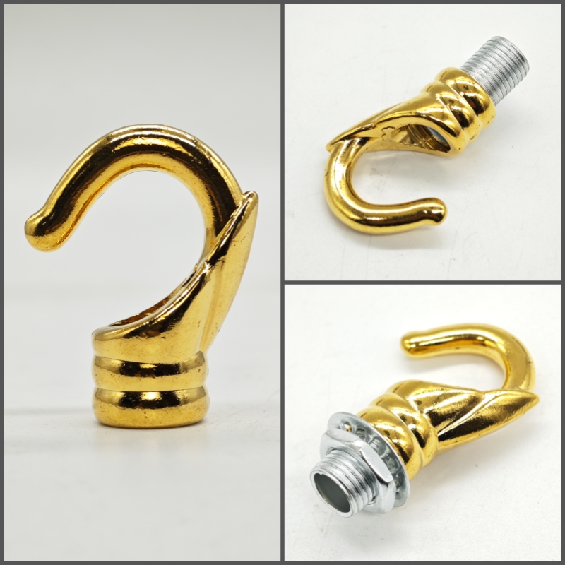 6 teile/los Tragende haken öffnung haken lampe zubehör haken esszimmer kran bar anhänger lampe M10 lampe DIY zubehör: Blau / B15