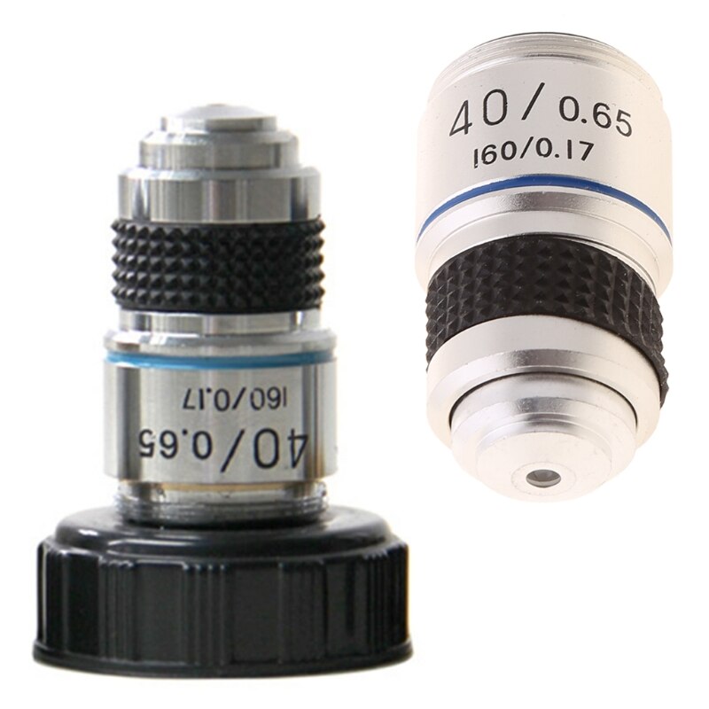 4X 10X 40X 100X Microscope Objective Lens Achromatic Objective Laboratory Biological Microscope parts