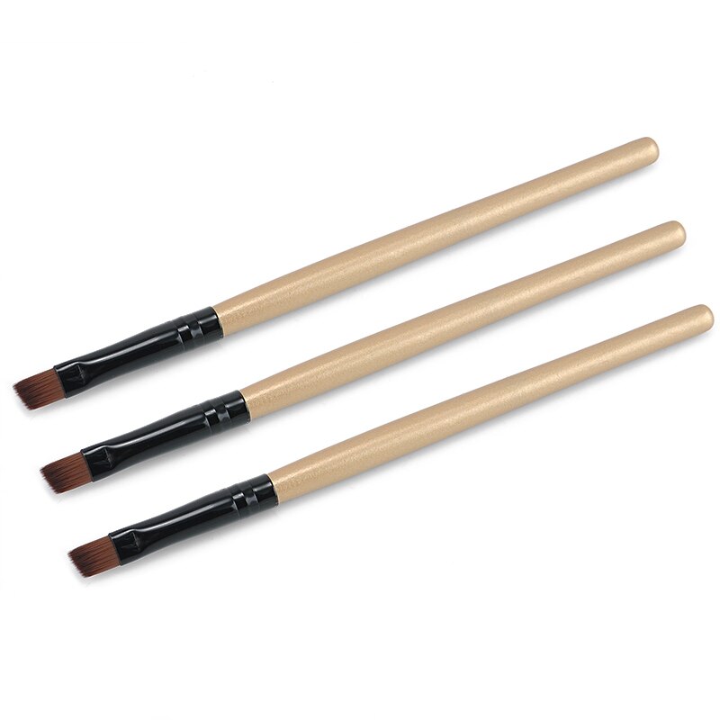Juego de brochas para cejas, conjunto de 3 unidades de brochas para ojos, máscara de sombra de ojos, pinceles para mezclar, pinceles de maquillaje H517: H519