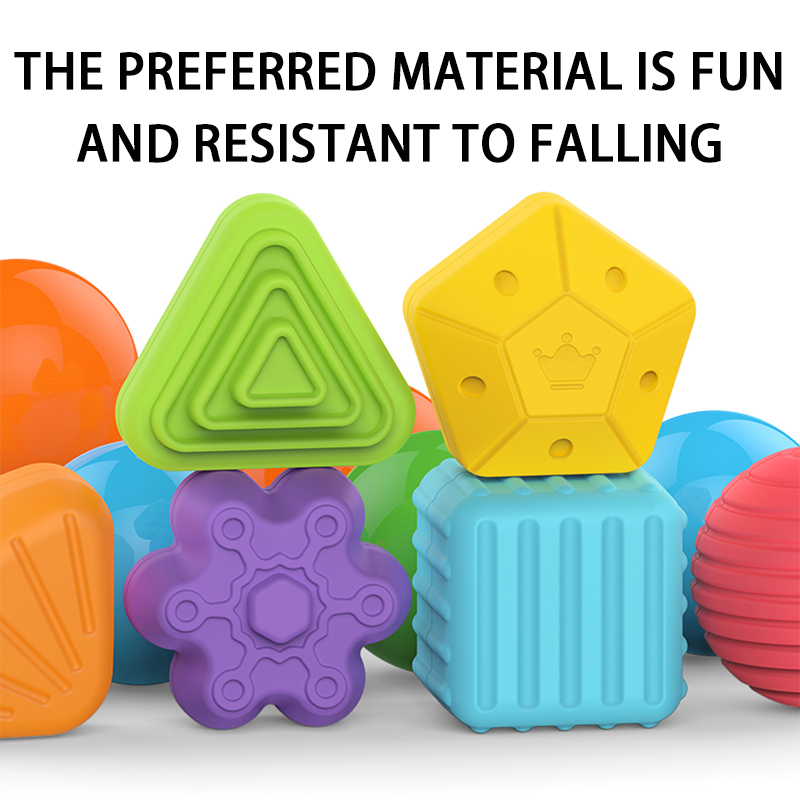 Children&#39;s Toys Baby Early Childhood Education Enlightenment Color Cognitive Hand Sensory Training Toy Rainbow Sessele