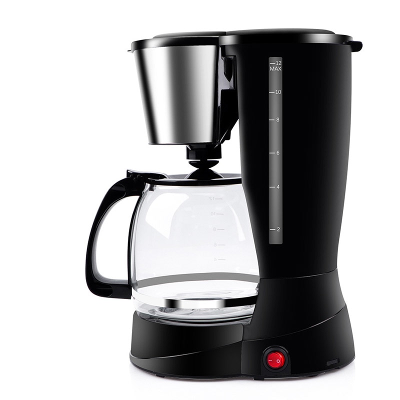 American Drip Coffee Machine Electric Dripping Coffee Maker Automatic Brew Tea Milk Machine Kitchen Appliances