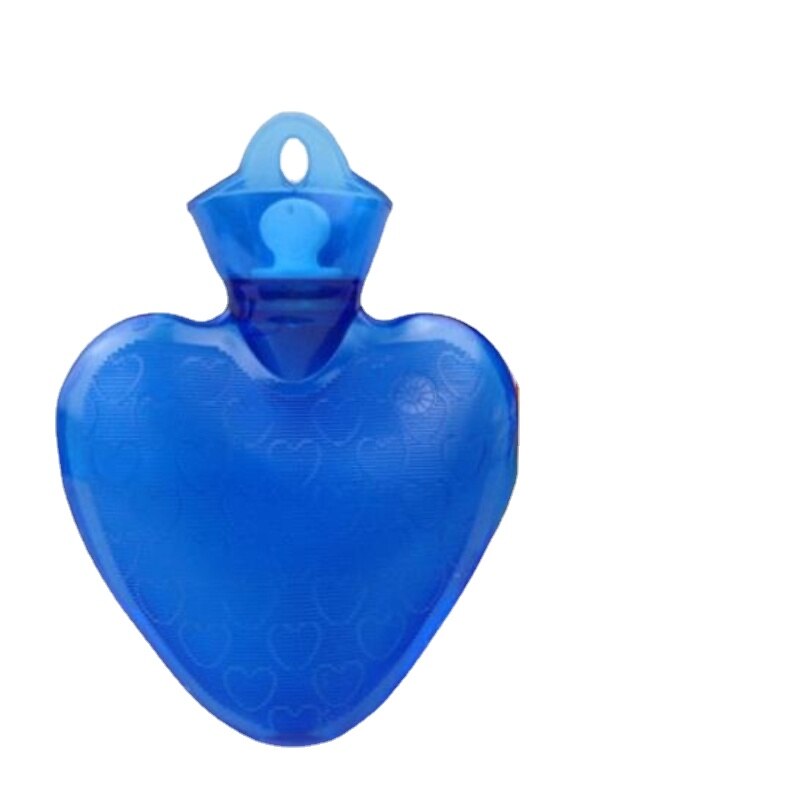 Borsa scaldamani a forma di cuore bottiglia di acqua calda di lavaggio in PVC riscaldamento della pancia invernale iniezione d&#39;acqua sicurezza antideflagrante: 750ML-8
