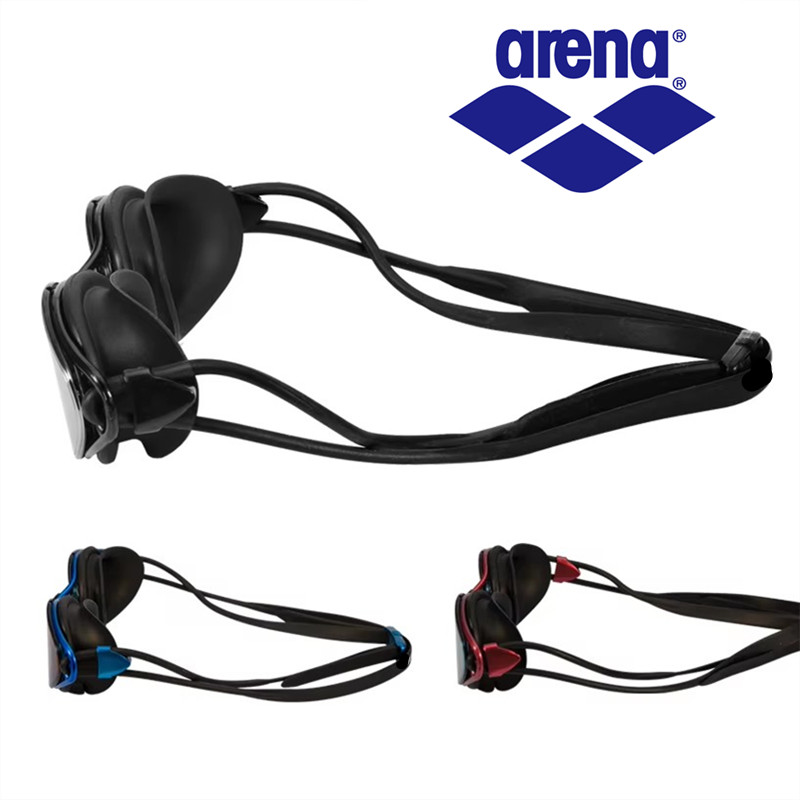 ARENA waterproof and anti fog high-definition adult swimming goggles silicone swim cap
