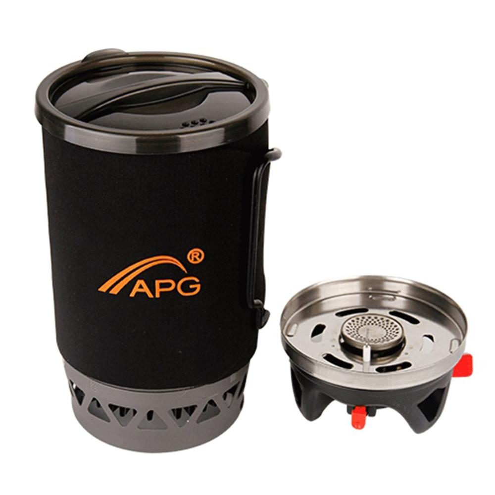 APG 1400ml Camping Gas Stove Fires Cooking System and Portable Gas Burners Aluminum Alloy Outdoor Stove: Default Title