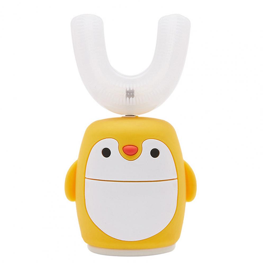 U-Shaped Toothbrush For Children/Teeth Toothbrush Cartoon Shape Waterproof Food Grade Material Kids Cute Electric Toothbrush