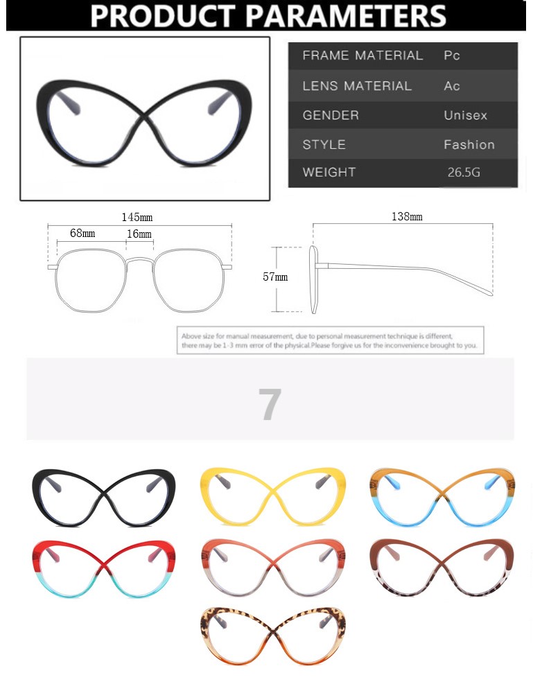 TR90 Transparent Computer Glasses Frame Women Men Anti Blue Light Polygon Eyewear Blocking Glasses Optical Spectacle Eyeglass