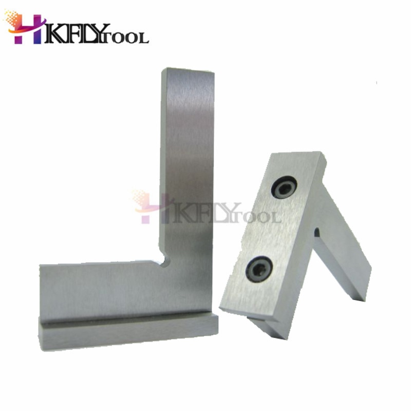 Regla de hoja de ángulo de 90 grados, regla cuadrada de borde plano de acero inoxidable con Base ancha, herramienta de medición de Base ancha Industrial, 1 ud.