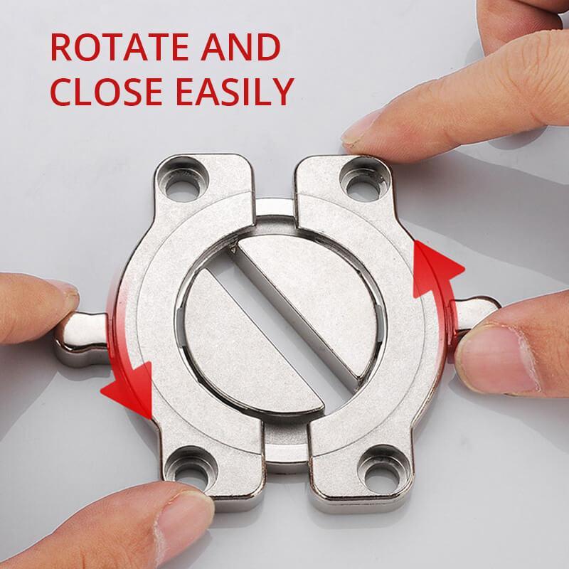 Desktop Assemble Connector Fasten Connector Aluminum Extrusion Hidden Hinges Invisible Concealed Barrel Door Hinge Bearing Wood