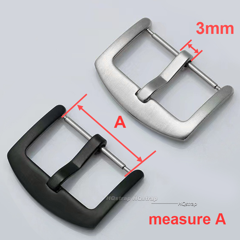 Metalen Horlogeband Gesp 16mm 18mm 20mm 22mm 24mm Mannen Horlogeband Band Zilver Zwart goud Roestvrij Stalen Sluiting Accessoires