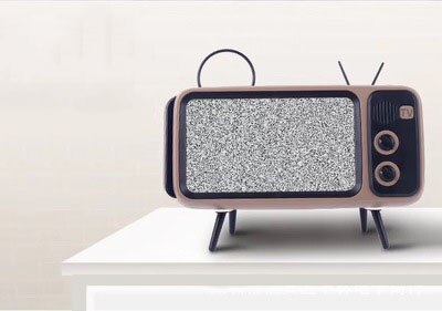 JOYLOVE 3 In 1 Wireless TV Portable Bluetooth Bass Speaker Mobile Phone Holder Stand Speaker Retro Photo Frame: coffee