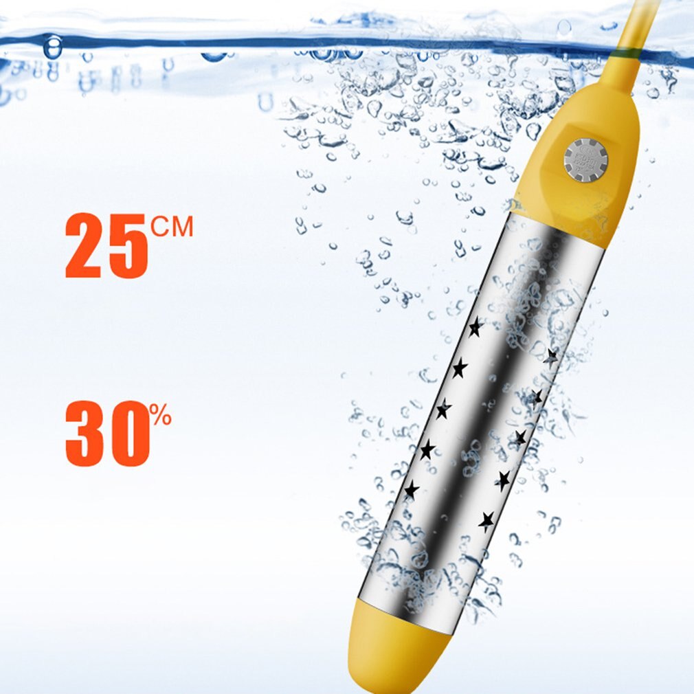 2500W 1.5 Meters Line Stainless Steel Immersion Heater Heating Rod Automatic Power-Off Water Boiler Tool