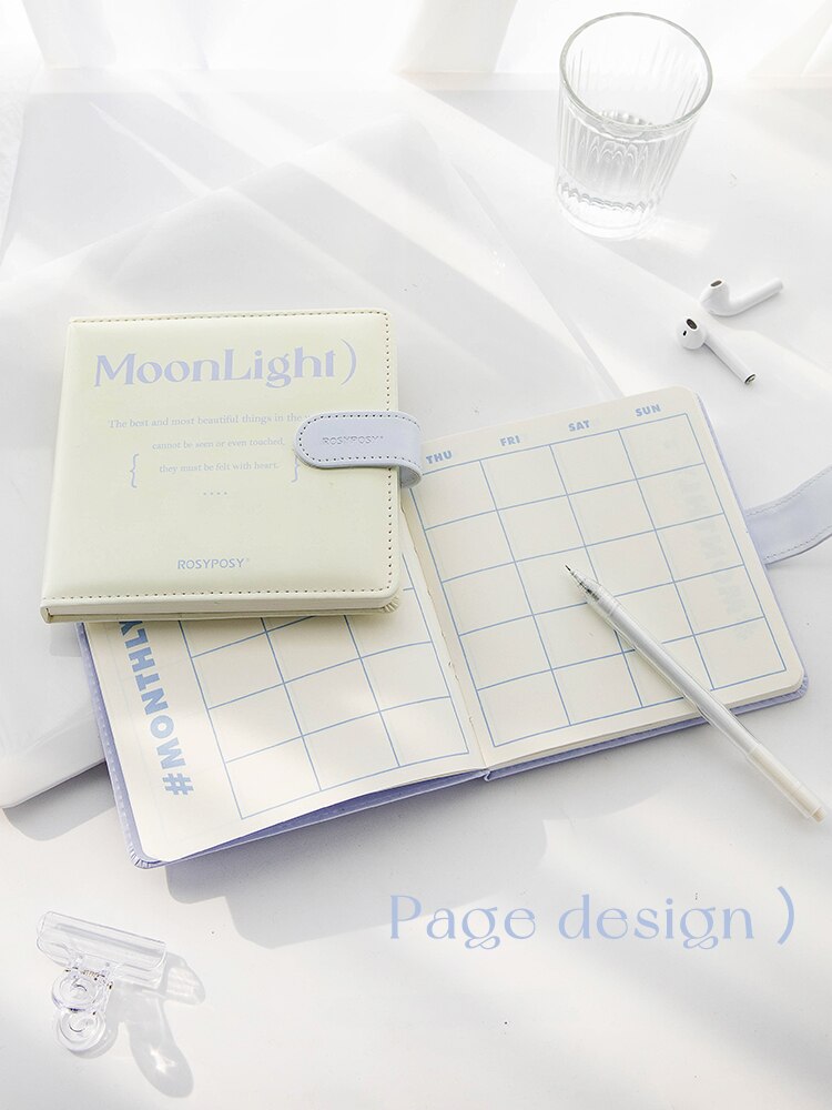 Platz Notizbuch Niedlich Tagebuch Wöchentlich Planer Monatlichen Planer Organizer Woche Planer Planung Schule Tasche Planer Buch PU Abdeckung