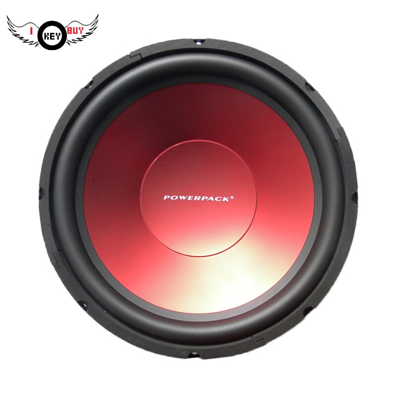 10 Inch High Power Subwoofer Rood Injection Cone Rubber Edge Auto Audio Voor Universele Modificatie Woofer Luidsprekers 1800 W 4 ohm