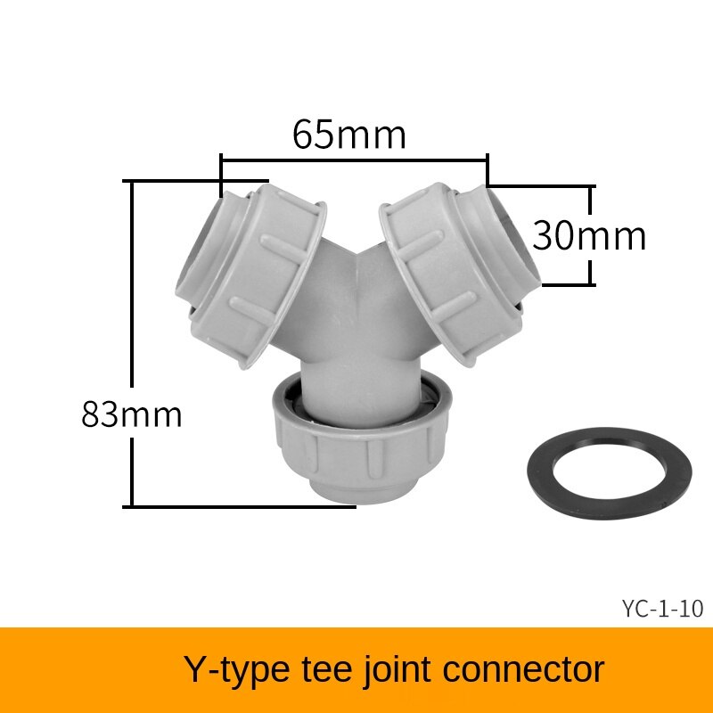 Kitchen Sink Drain Fittings Stainless Steel Dish Basin Sink Drain Pipe Anti-overflow Adapter Connecting Pipe: YC-1-10