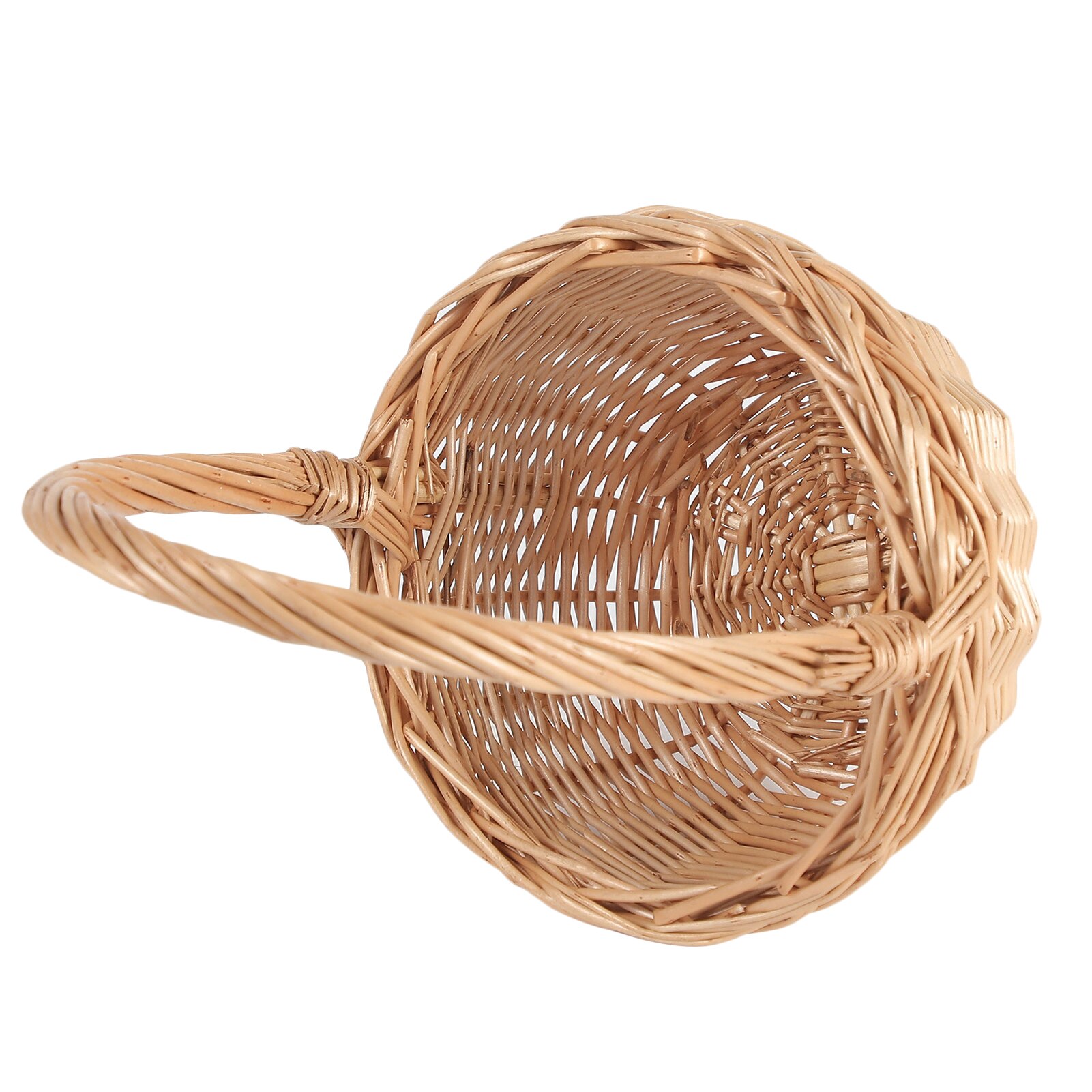 Handwoven Picnic Basket - Woven Storage Basket With Handle For Home Decor