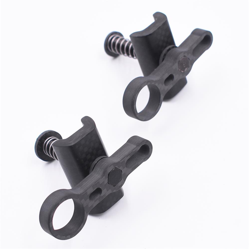 TWTOPSE Carbon Bike Clamp For Brompton Folding Bicycle Clamps Titanium Axle Hinge Lever Plate Hooks Lightweight 25.6g Parts