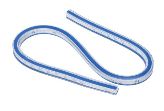 Flexible curva gobernante de redacción herramienta de dibujo de vinilo de plástico 30cm 40cm 50cm 60cm: 40CM