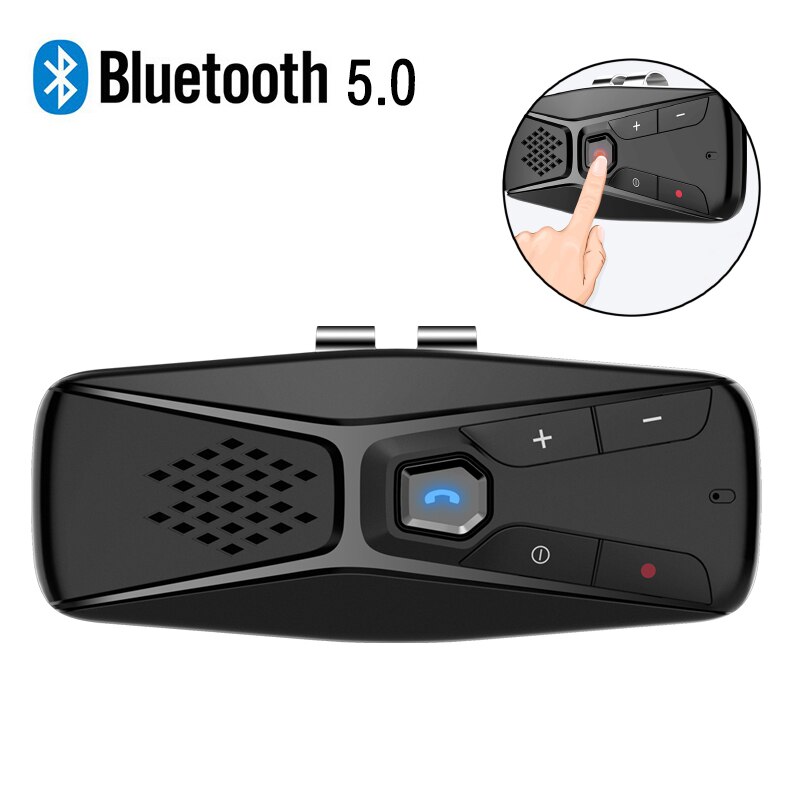 Handsfree Bluetooth Car Kit Draadloze Speaker Auto Zonneklep MP3 Speler Bluetooth 5.0 Speakerphone voor Telefoon Handsfree
