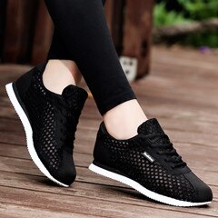 Tenis Feminino 2019 damskie buty do tenisa lekkie miękkie siłownia sportowe buty damskie stabilność sportowe trampki sportowe Chaussures Femme: Black / 8