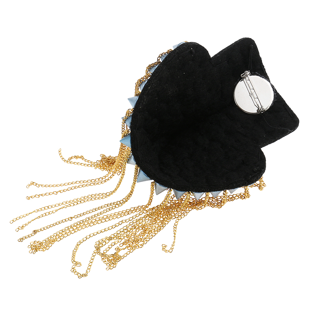 2 stück nietenquasten schulterstück brosche Emblem abzeichen epauletten kostüm